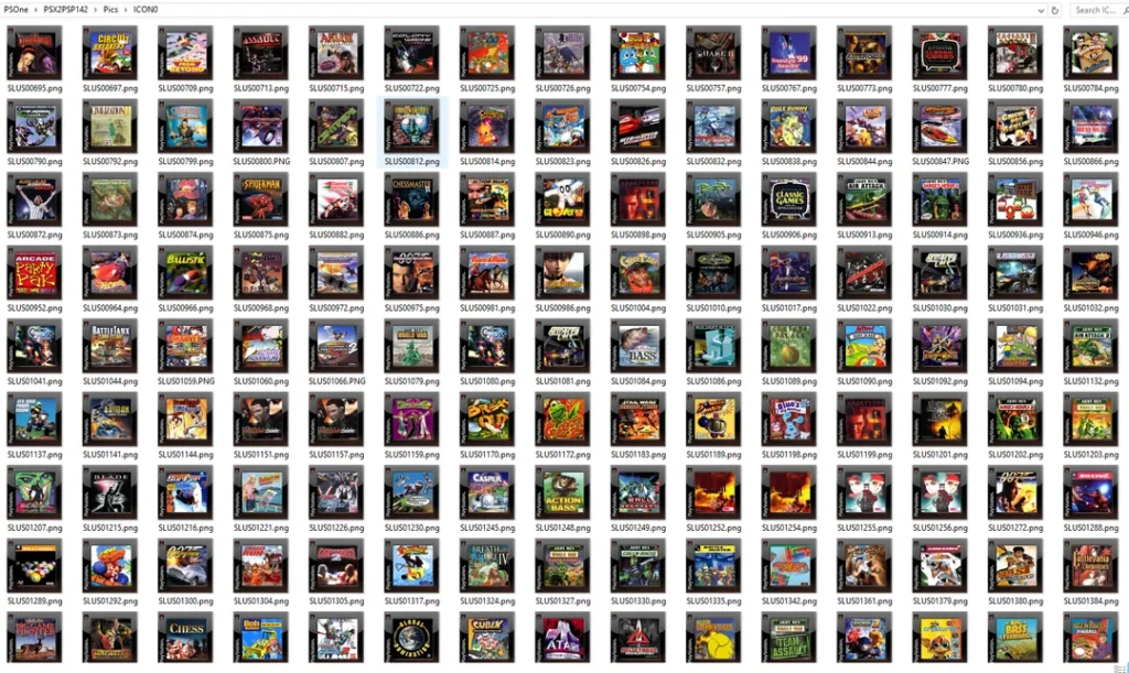 Hyperspin Psx Game Icons